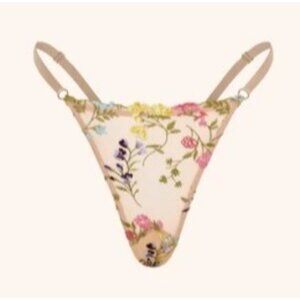 Gooseberry Intimates Wildflower Thong in Floral